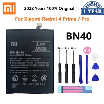 Xiao Mi je Original Bateriju Za Telefon BN40 Za Xiaomi Redmi 4 Pro Prime 3G RAM 32G ROM-Kvalitetne 4100 mah Izmjenjive Baterije Za Telefon