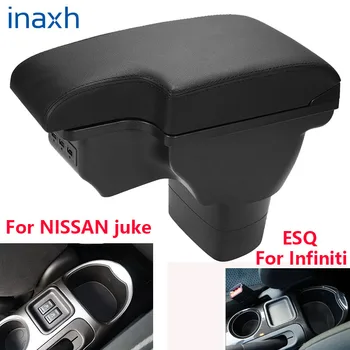 Za NISSAN juke naslon za ruku kutija Za Infiniti ESQ Auto naslon za ruku 2010-2019 pribor detalji u unutrašnjosti kutija za pohranu Izmijenjene detalje USB