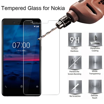 Zaštitna Zaštitna folija za telefon Nokia Plus 5.1 1 2 3 9H HD Transparentno Взрывозащищенное Kaljeno staklo za Nokia 3.1 5 4 2018